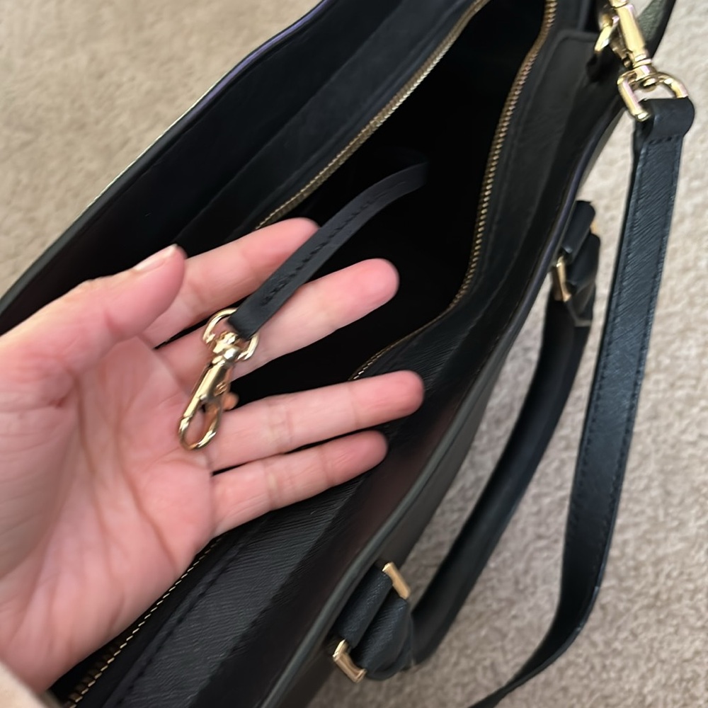 Michael Kors Black and Gold Satchel Bag - Picture 9 of 14